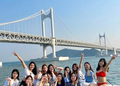 釜山海云台游艇之旅 团体旅行推荐时段与广安里