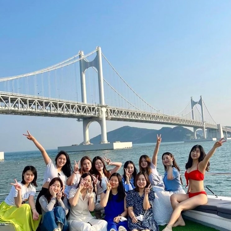 釜山海云台游艇之旅 团体旅行推荐时段与广安里
