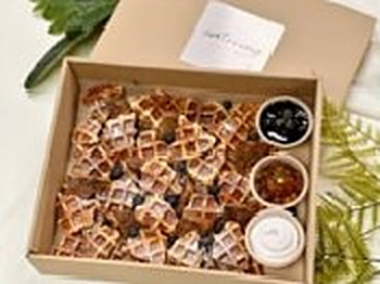 蓝莓可颂松饼